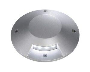 LA 227371 VÝPRODEJ Kryt pro BIG LED PLOT kruhový stříbrnošedý 1 průzor - BIG WHITE (SLV)