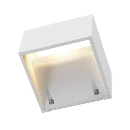 LA 232101 Venkovní svítidlo LOGS nástěnná bílá 230V/480mA LED 8W IP44 3000 - BIG WHITE (SLV)