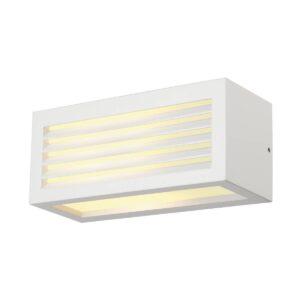 LA 232491 Venkovní svítidlo BOX-L E27 nástěnná bílá 230V E27 18W IP44 - BIG WHITE (SLV)