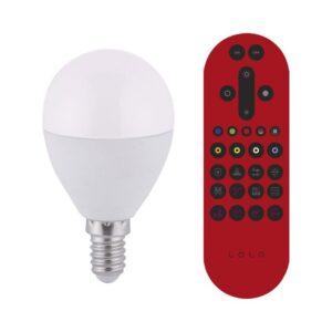 LD 08202-1 LOLAsmart - BULB LED žárovka RGB+W Smart Home E14 MEDION RGB+2700-5000K - LEUCHTEN DIREKT / JUST LIGHT