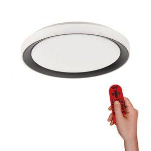 LD 14659-18 DISC LED stropní svítidlo kruhové černé s funkcí změny barev Smart Home MEDION RGB+3000-5000K - LEUCHTEN DIREKT / JUST LIGHT