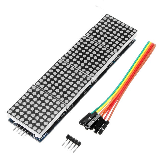 LED matice 4 x 64 s kontrolérem MAX7219