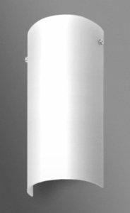 LU S1.12W Nástěnné svítidlo Maia 2x60W E14 triplex opál sklo bílé - LUCIS