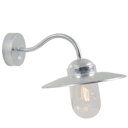 NOR 22661031 Venkovní nástěnné svítidlo Luxembourg Sensor 1x60W E27 galvanizovaná čirá - NORDLUX