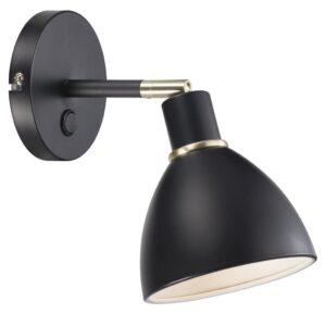 NOR 63191003 Bodové svítidlo Ray 1x40W E14 černá - NORDLUX