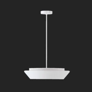 OS 53169 CRATER P5 závěsné skleněné svítidlo bílá IP40 3000 K 33W LED - OSMONT