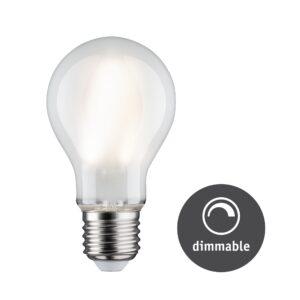 P 28815 LED Filament žárovka bílá/mat 9W E27 neutrální bílá stmívatelné - PAULMANN