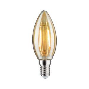 P 330028740 LED svíčka 2W 1.900K E14 zlatá pro Plug & Shine svítidla - PAULMANN
