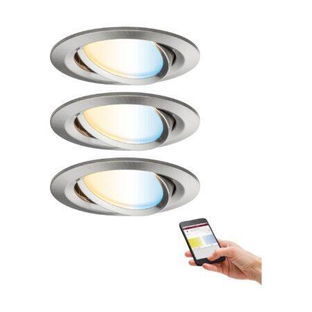 P 92962 SmartHome Zigbee LED vestavná svítidla sada Nova Plus 3x6