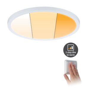 P 92990 LED vestavné svítidlo Areo VariFit IP44 kruhové 230mm 16W bílá mat WarmDim 3-krokové-stmívatelné - PAULMANN