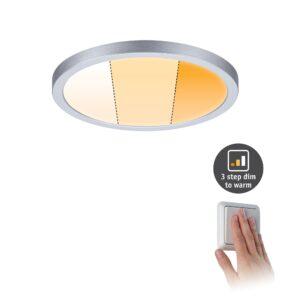 P 92991 LED vestavné svítidlo Areo VariFit IP44 kruhové 175mm 13W matný chrom WarmDim 3-krokové-stmívatelné - PAULMANN