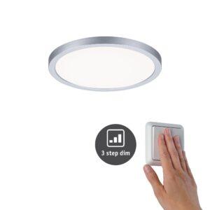 P 93057 LED vestavné svítidlo Areo VariFit IP44 3-krokové-stmívatelné 175mm 13W 4.000K matný chrom - PAULMANN