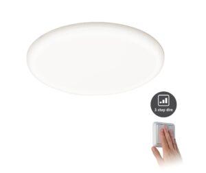 P 93068 LED vestavné svítidlo Veluna VariFit IP44 3-krokové-stmívatelné kruhové 215 22W 4.000K satén - PAULMANN