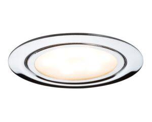 P 93552 Nábytkové zápustné svítidlo - sada 3ks  Micro Line LED chrom 935.52 - PAULMANN