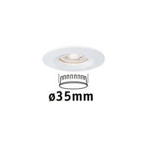 P 94298 LED vestavné svítidlo Nova mini nevýklopné IP44 1x4W 2.700K bílá mat 230V - PAULMANN