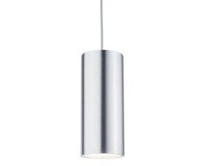 P 95177 Závěsné svítidlo URail LED 1x6W Barrel 230V matný chrom / elox.h 951.77 - PAULMANN