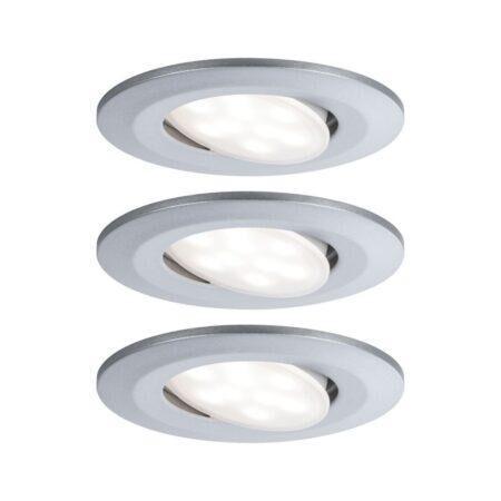 P 99929 Vestavné svítidlo LED Calla kruhové 3x6W matný chrom výklopné 999.29 - PAULMANN