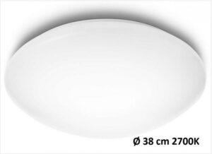 PH 31802/31/EO LED Stropní svítidlo Philips Suede 31802/31/EO bílé 2700K 38cm - PHILIPS (915005503701)