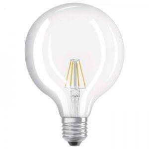 RED G12246 OSRAM NESTMÍVATELNÁ Retrofit Globe 125 čirá 230V E27 LED EQ60 2700K - DESIGN - RENDL