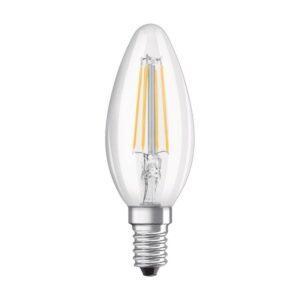 RED G13455 OSRAM Retrofit svíčková čirá 230V E14 LED EQ40 4000K - DESIGN RENDL