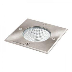 RED R11962 RIZZ SQ 125  nerez 230V LED 7W IP67  3000K - RED - DESIGN RENDL