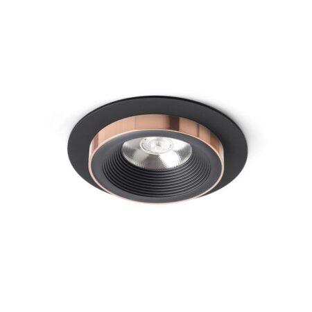 RED R13239 SHARM R I zápustná černá/černá měď 230V LED 10W 24° 3000K - RED - DESIGN RENDL