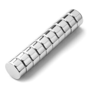 Silný neodymový kotoučový magnet - 10 x 5 mm