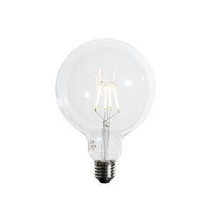 E27 3-staps dimbaar LED spiraal filament G125 4W 450 lm 2700K