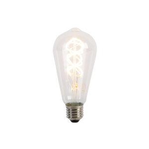 E27 LED žárovka se spirálovým vláknem ST64 5W 400 lm 2200K