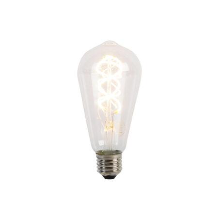 E27 LED žárovka se spirálovým vláknem ST64 5W 400 lm 2200K