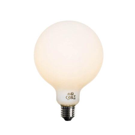 E27 dimbare LED lamp opaal G125 5W 450 lm 2700K