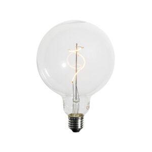 E27 dimbare LED spiraal filament G125 4W 270 lm 2200K