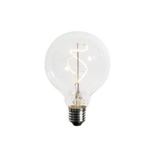 E27 dimbare LED spiraal filament G95 4W 270 lm 2700K