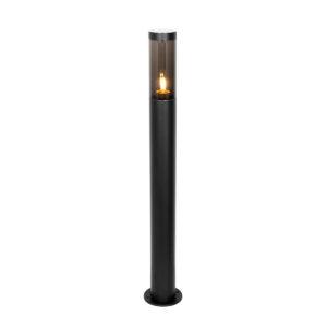 Moderní černá venkovní sloupková lampa 80 cm IP44 - Rox