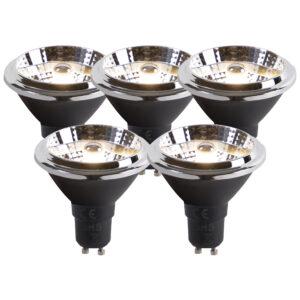 Sada 5 ks GU10 LED lampy AR70 6W 475 lm 3000K