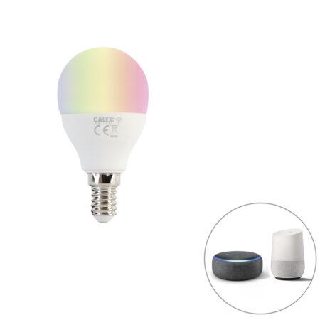 Chytrá E14 RGBW LED lampa P45 matná 4