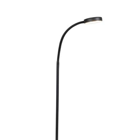 Moderní stojací lampa černá včetně LED - Trax