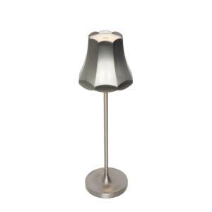 Retro stolní lampa gunmetal dobíjecí IP44 - Granny