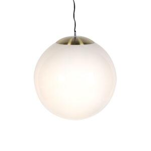 Skandinávská závěsná lampa opálové sklo 50 cm - Ball 50