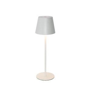 Stolní lampa bílá včetně stmívače a dobíjecí LED IP54 - Murdock